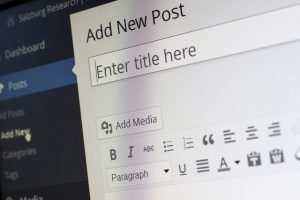 Panneau d'administration Wordpress